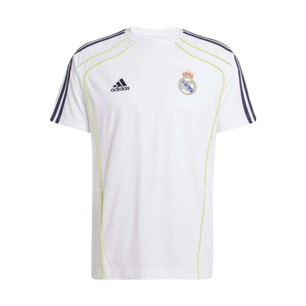 Real Madrid CF Unisex Adult Urban Purist Adidas T-Shirt / White